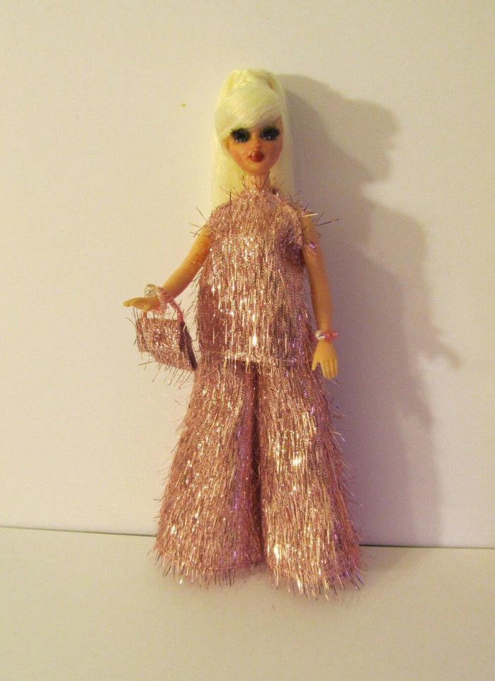 Custom Topper Dawn Doll ~Pink Tinsel Tunic Reproduction!~