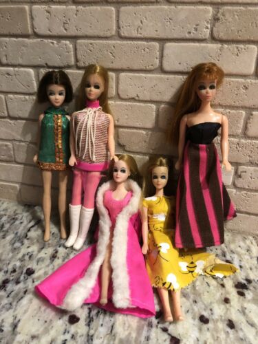 Vintage Dawn Topper Barbie Doll Lot outfits