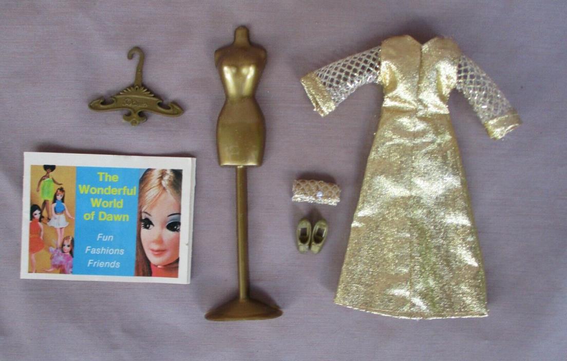 Vintage 1970's Dawn Doll Glimmer Glamour Outfit # 713 Complete