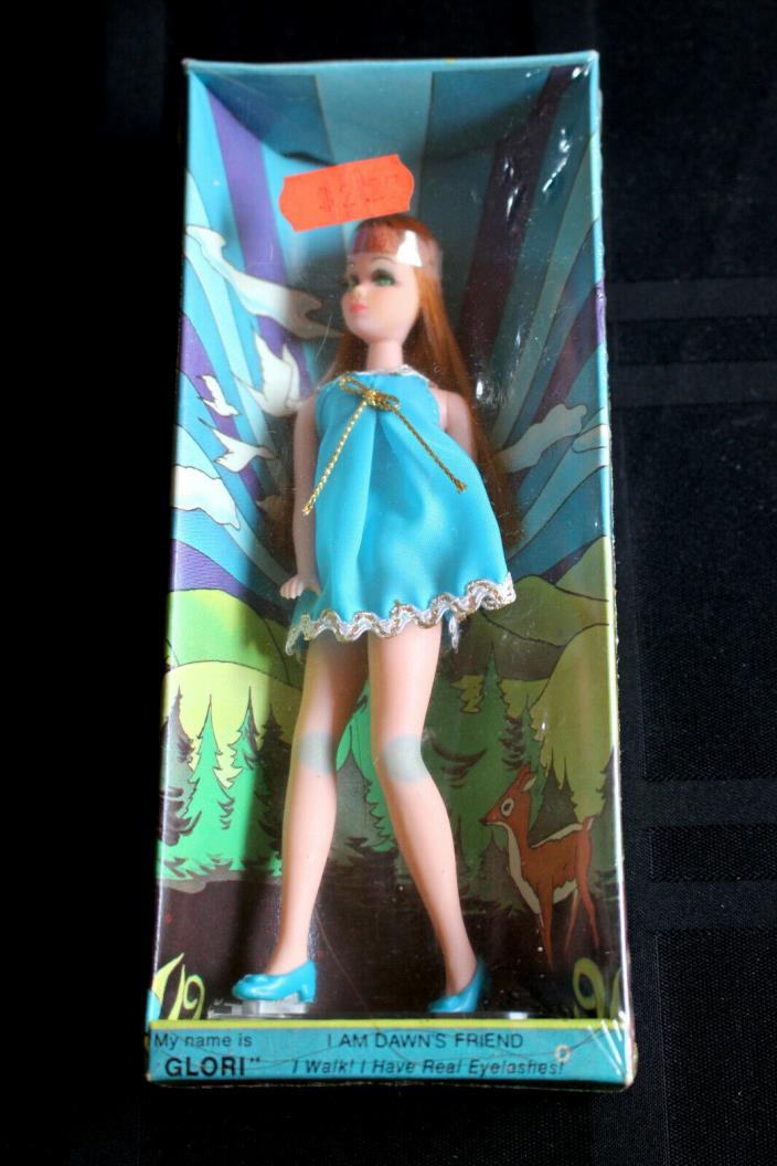 VINTAGE 1970 Dawn GLORI Doll Vintage SEALED Brand New TOPPER NRFB MIB Barbie MIP