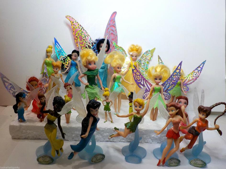 Disney Faries Lot of 22 Tinker bell Iridessa plus others 22 in all