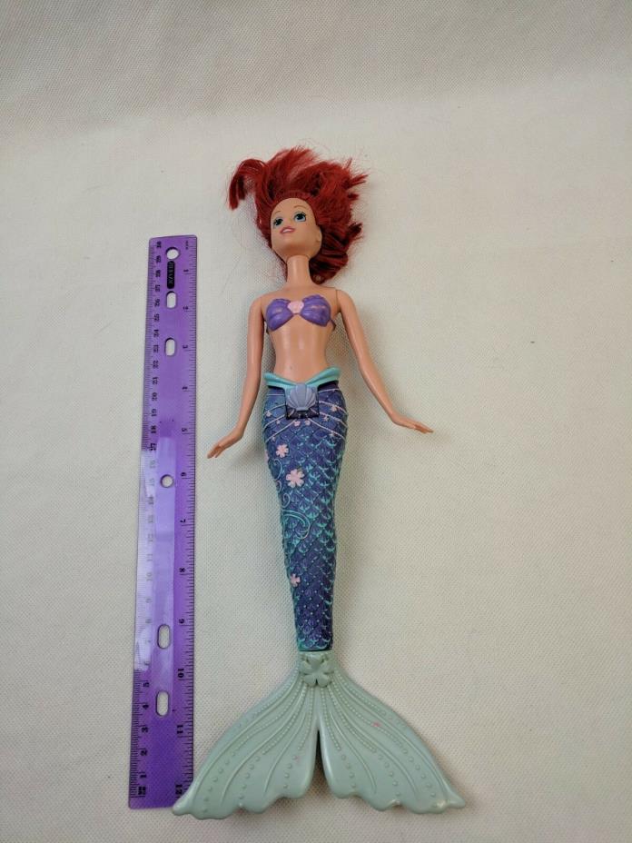 Disney The Little Mermaid Ariel Doll 4 OOAK 2011 Mattel Molded Fin/Bra Cut Hair
