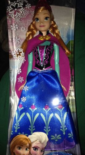 Disney Frozen Anna Doll  Wearing Original Outfit New In Box Ages 3+ kids toy