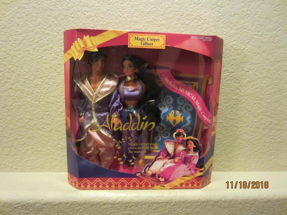 Disney Aladdin Jasmine Doll Magic Carpet Gift Set - Beautiful Dolls & Fashions!!