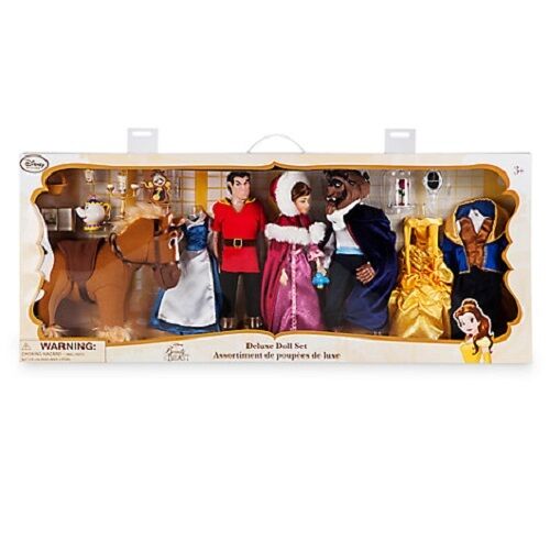 DISNEY BEAUTY AND THE BEAST DELUXE DOLL GIFT SET--NEW