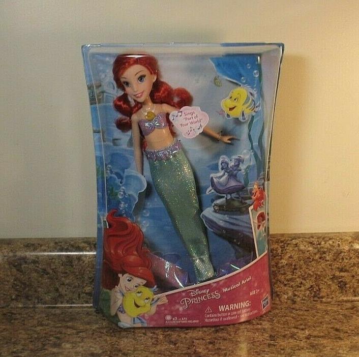 Disney Princess Musical Singing Ariel Fashion Doll The Little Mermaid NEW