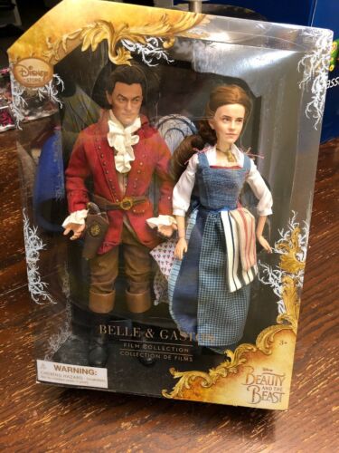 Belle & Gaston Doll Set Live Action Beauty and the Beast Disney Store Authentic