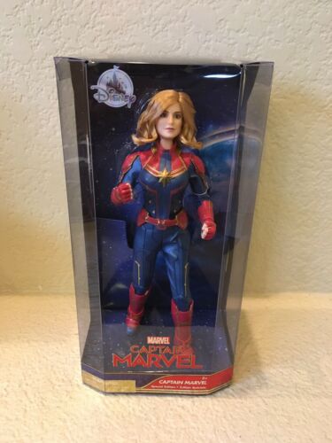 Disney Store CAPTAIN MARVEL SPECIAL EDITION ACTION DOLL In Hand New