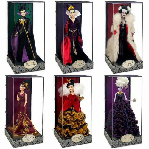 Disney Designer Villain Dolls complete set 6 dolls