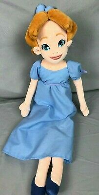 Disney Store Wendy Darling Doll Peter Pan Movie Stuffed Plush 21