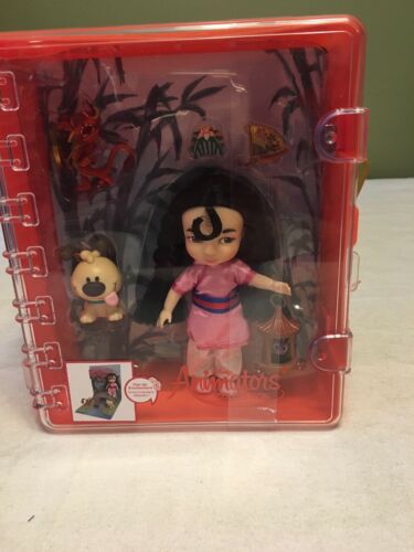 Disney Princess Animators' Collection Mulan Exclusive Mini Doll Play Set New