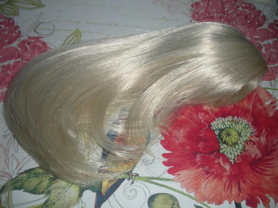 Ball Joint Doll Wig-size 8-Long Blonde Center Part with Layers-STUNNING!