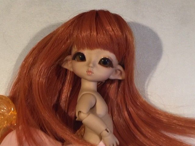 Luts Tiny Delf Tiny SATYRESS, centaur pink and tan color