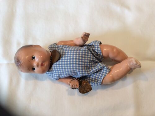 Effanbee Baby Tinyette With Clothes 1934 7” With Charms