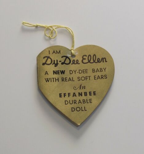 Vintage Effanbee Dydee Ellen Hang Tag, #2