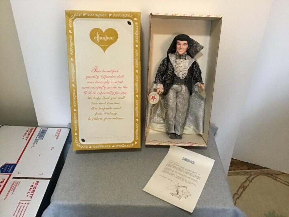 Effanbee 17” Liberace 1986 “Mr. Showmanship” Collectible Doll/Rings NIB! (#BS-L)