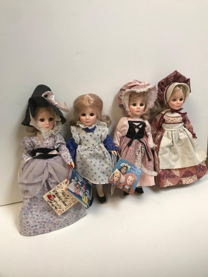 Wonderful World Effanbee 4 Nursery Rhyme Dolls with tags