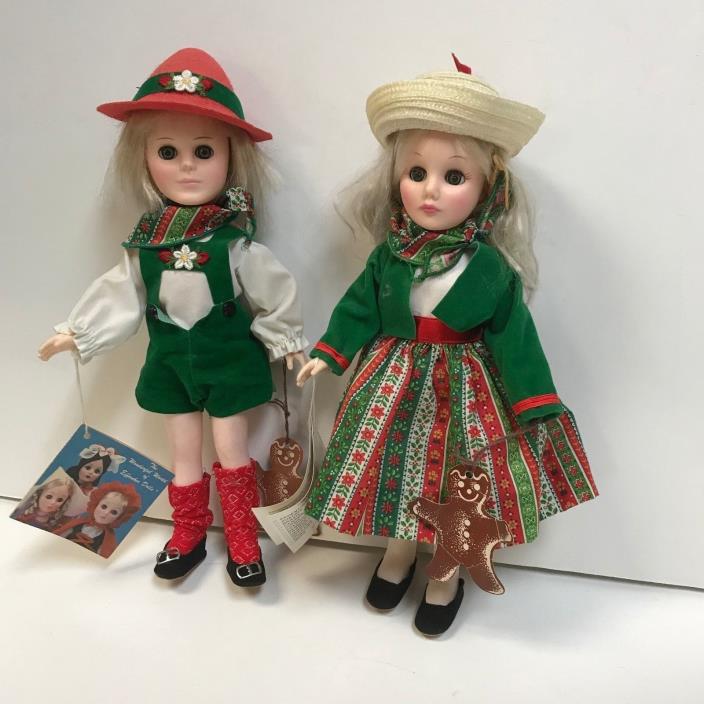 Wonderful World Effanbee Hansel and Gretel Dolls with tags