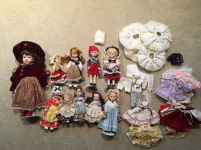 10 Collectible 1970's/1980's Dolls.  10 different vintage dolls.  Plus Clothing