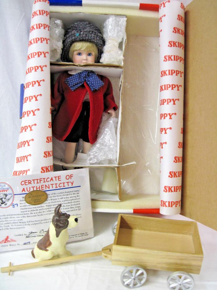 NIB Skippy All American Boy 75th Anniversary Doll Limited Edition with COA 12