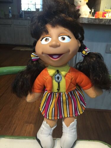 1994 Fisher Price Doll Kiki Lancet Media 13” Plush Doll Hard Rubber Face