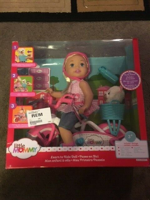 ***Damaged Box*** Little Mommy Learn to Ride Doll