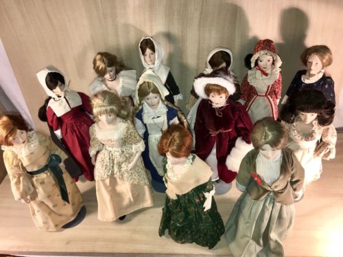 Vintage•Franklin Heirloom•Maids Of 13 Colonies•Complete Set