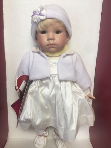 GOTZ DOLL Baby Evchen 18” NIB Marked With Tags