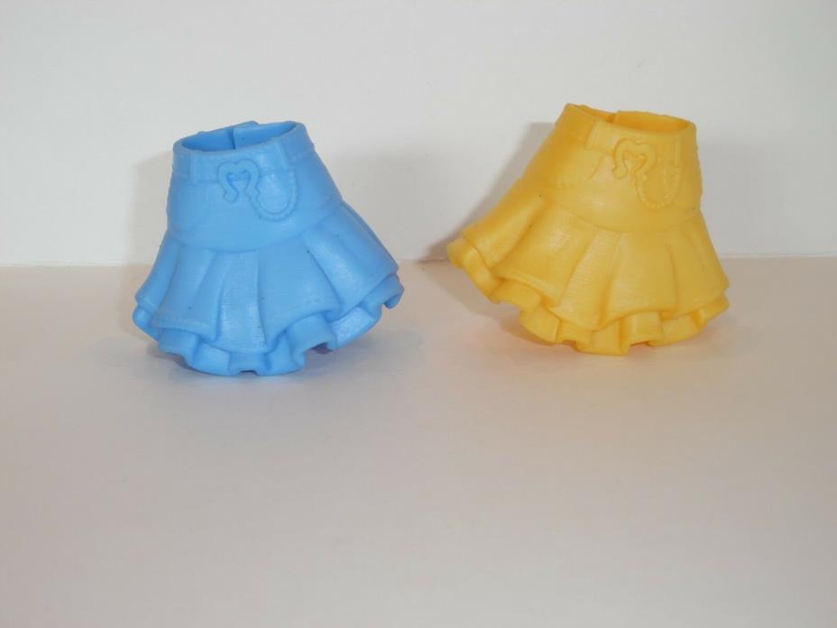 My Little Pony Equestria Girls Doll Rubber Skirts Lot For 2 Basic Budget Dolls