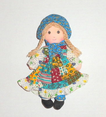 Vintage Knickerbocker Holly Hobbie Plush Rag Doll 9