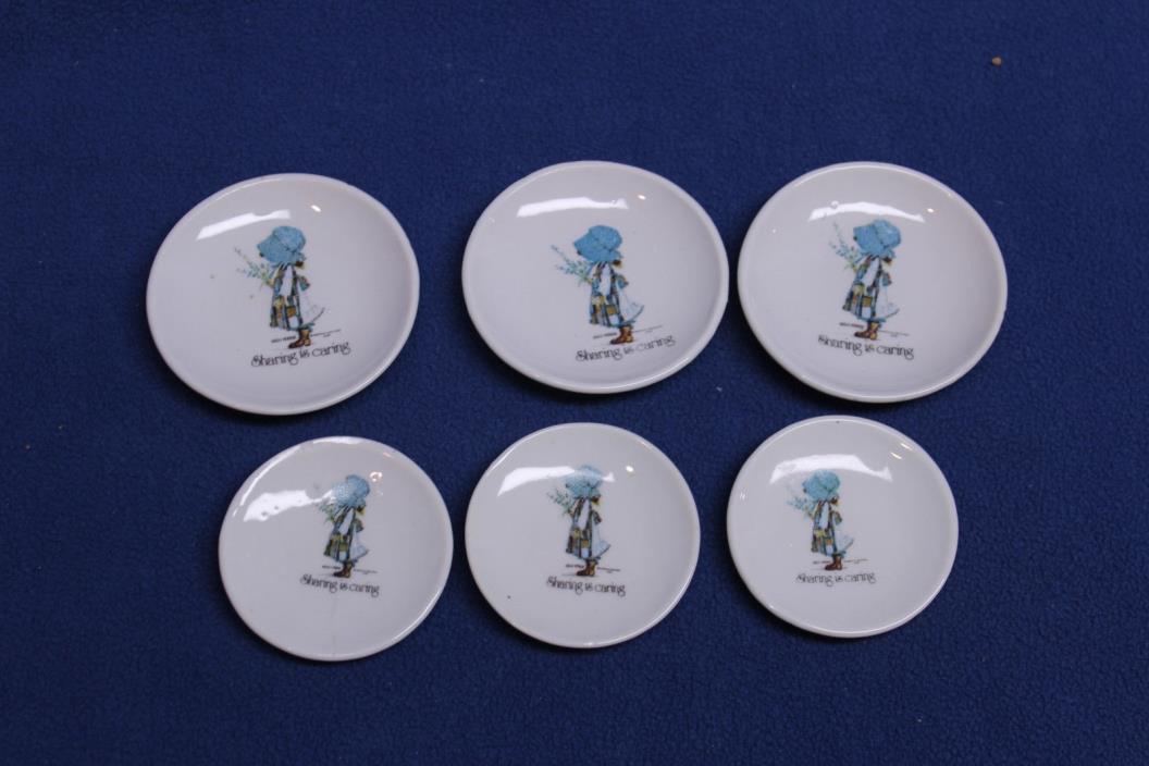 Vintage Holly Hobbie China Tea Set Plates Sharing is Caring