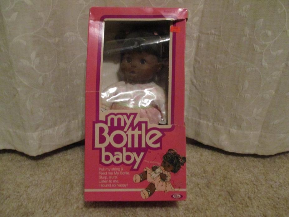 Vintage 1979 My Bottle Baby Black African American Doll by Ideal