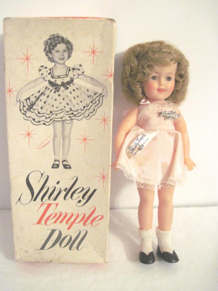 Vintage 1950's 12 Inch SHIRLEY TEMPLE In Original Box, Excellent Condition
