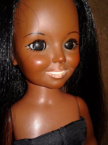 Vintage  Ideal  Crissy African American Doll. Hair that grows