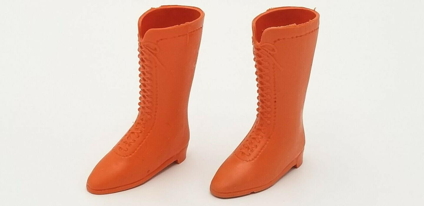 Vintage Ideal Crissy, Kerry, Tressy, Mia or Velvet Doll Orange Go-Go Boots