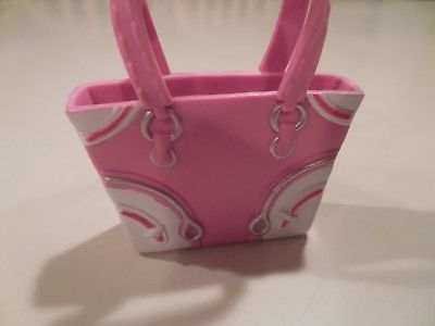 Purse/Bag for Integrity Fashion Royalty or Barbie sized dolls. pink. LOOK!