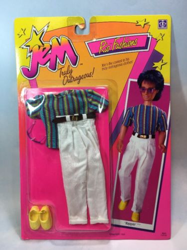 Jem and the Holograms RAPPIN’ Rio Fashion clothes New HTF