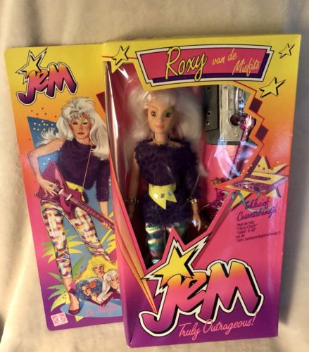 Vintage 1986 Jem And The Holograms Doll Roxy Hasbro Dutch Edition Rare
