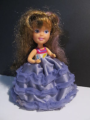 VTG TONKA CUPCAKE DOLL- GRAPE SUZETTE w/ PURPLE STREAK - CUTIE FRUITI COLLECTION