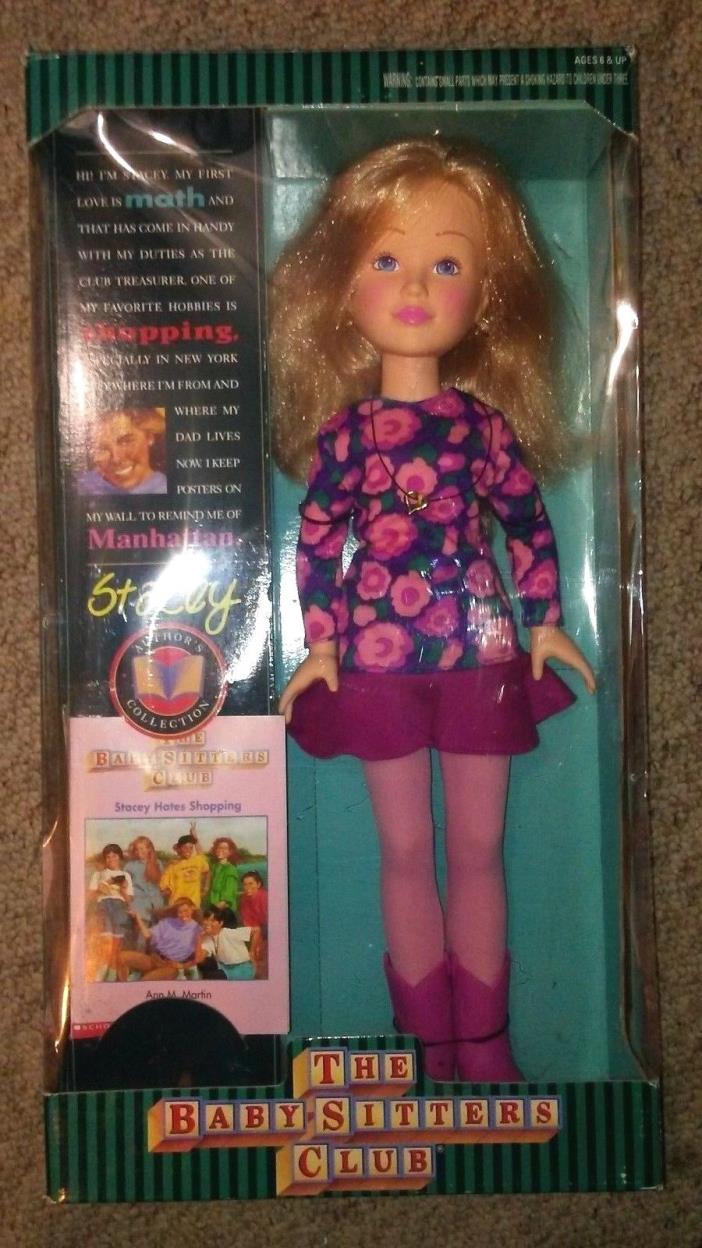 THE BABYSITTER'S CLUB DOLL 18 inch Stacey In her original box  By KENNER.