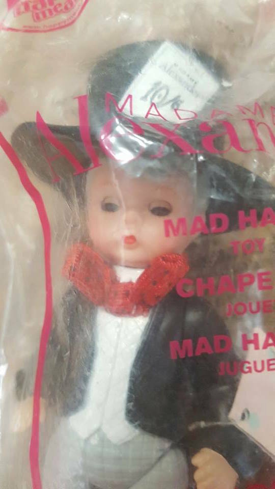 Madame Alexander Alice in Wonderland's Mad Hatter Happy Meal Toy NEW
