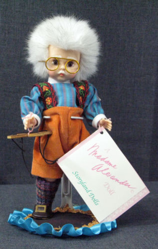 Madame Alexander - Geppetto - 478 - w/ stand - COMPLETE! Pinnochio Doll