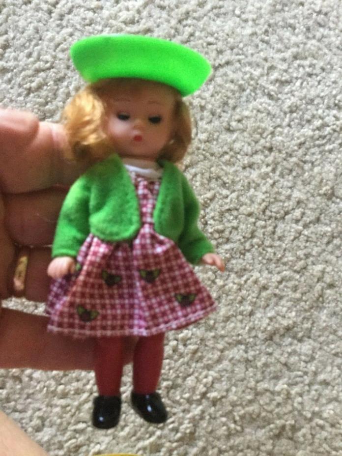 Madam Alexander McDonald's Girl Doll Wine Dress Green Hat ladybug 5