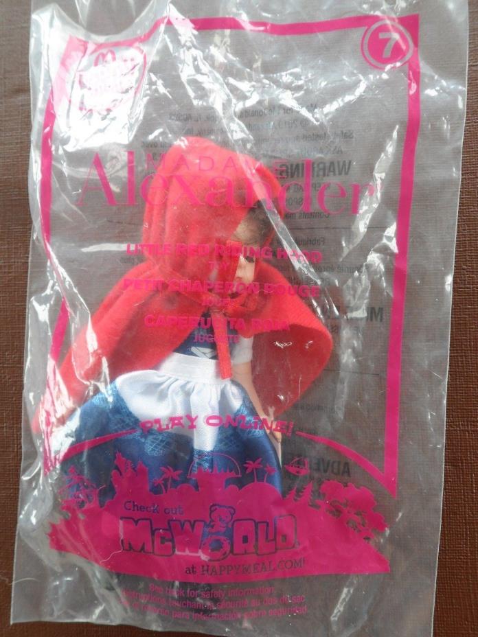 McDonald's Madame Alexander Little Red Riding Hood Doll Happy Meal Toy NEW #7
