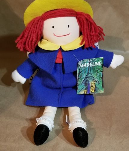 Madeline Doll, Yarn Orange Hair 16 inches long 1990