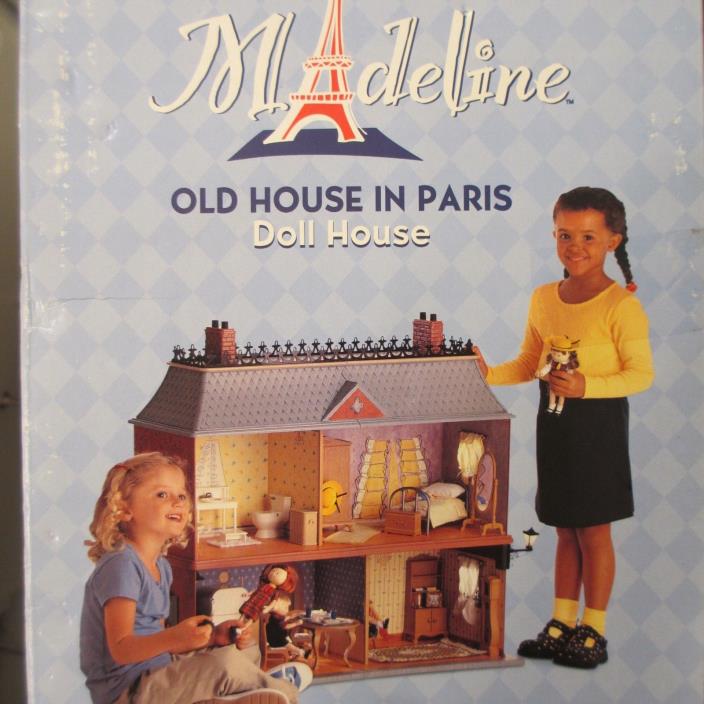 RARE Retired Learning Curve  MADELINE OLD HOUSE IN PARIS DOLLHOUSE  NEW IN BOX