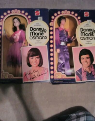 Donny And Marie Osmond Dolls Vintage Set 1976 Mattel 9767 & 9768, NRFB