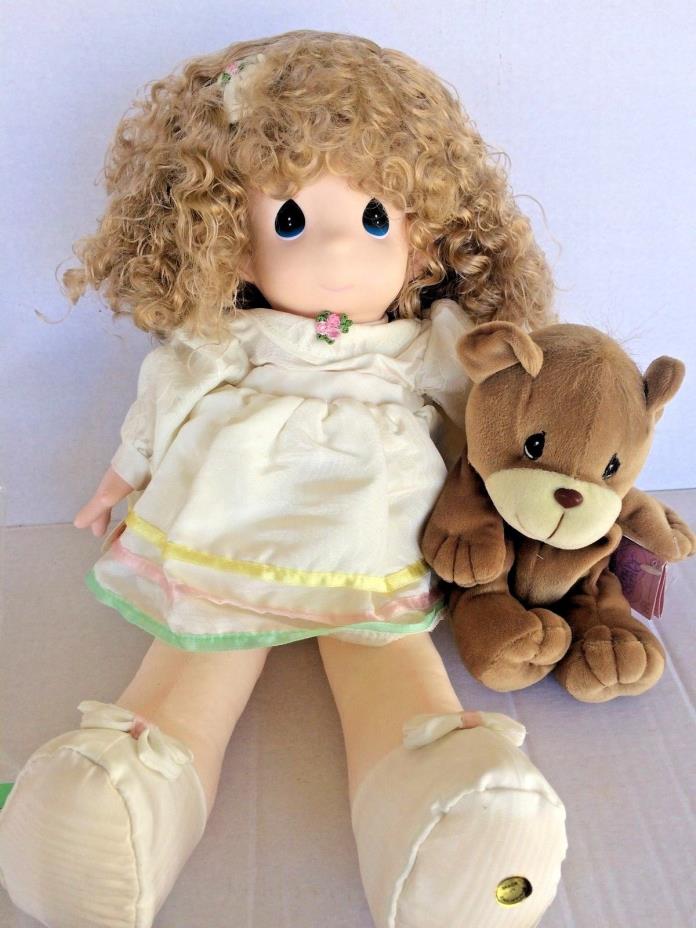 Lindsey Precious Moments Doll Collection Doll - Item#1105 & Tender Tails set