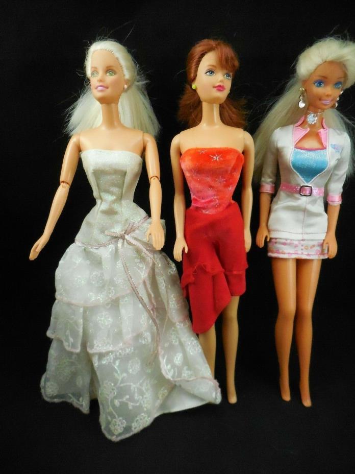 Brabie Lot of 3 Dolls Mattel