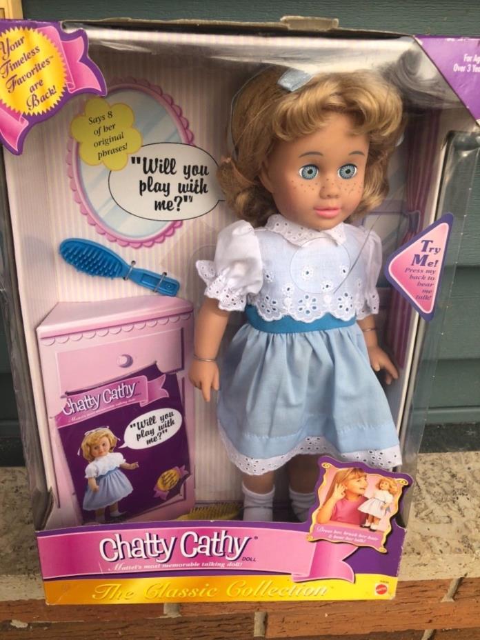 NEW 2001 Mattel Chatty Cathy Doll Toy Figure The Classic Collection SEALED